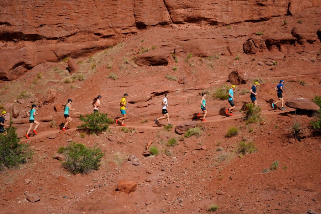 colourful runners