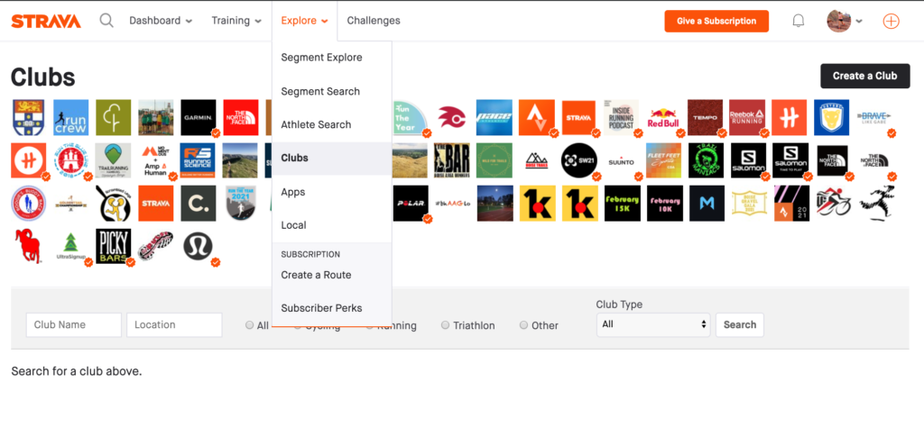 Clubs on Strava – Strava Support