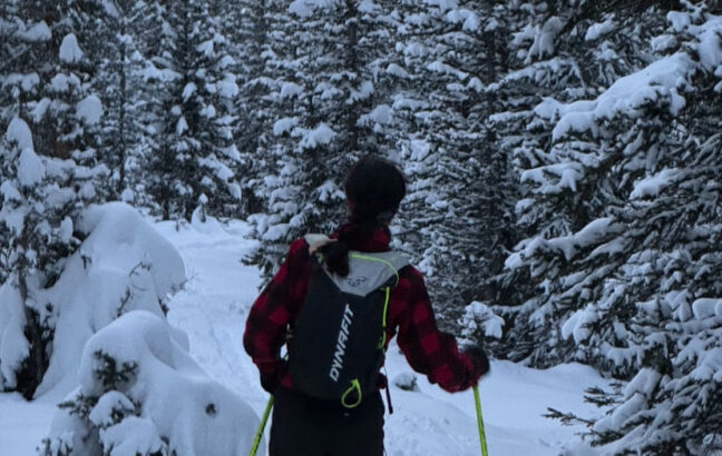 skimo backpack for racing